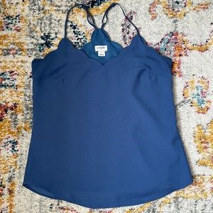 J. Crew factory scalloped cami